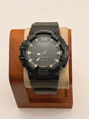 CASIO ILLUMINATOR HDC-700-3AVEF Silicone Green Black Chrono Timer